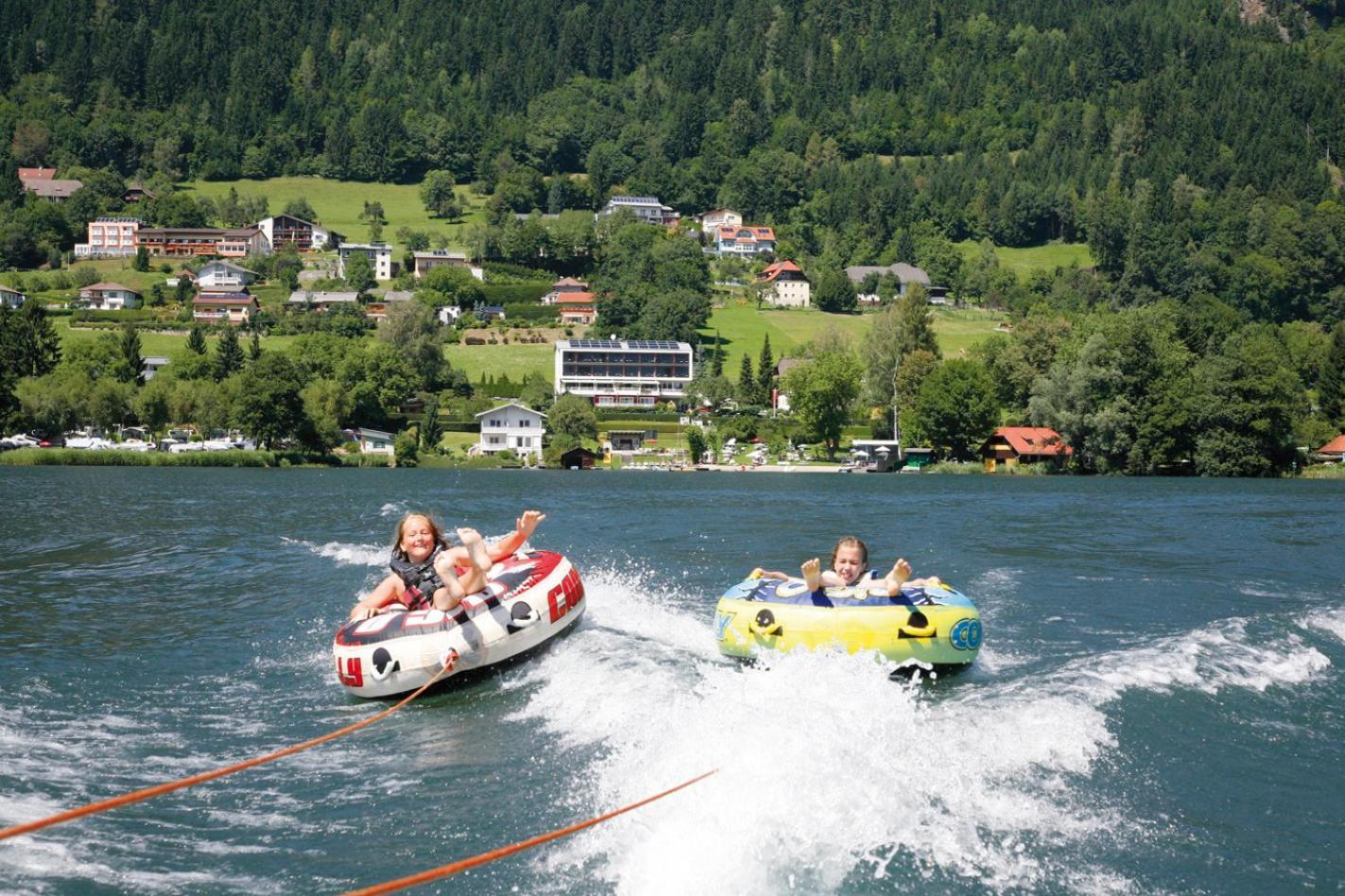 Blaues Haus Ferienwohnung Bodensdorf Ossiacher See Gerlitzen Alpe エクステリア 写真